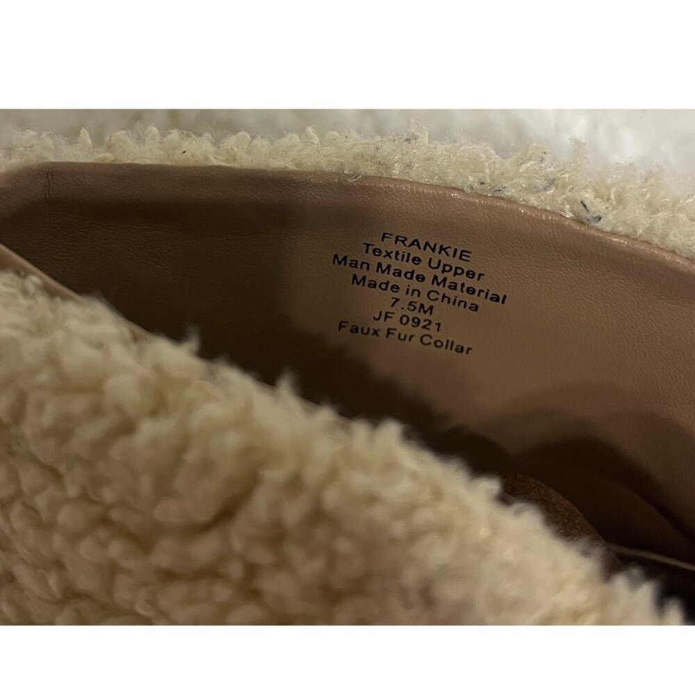 Aerosoles Frankie Women's Ankle Boots Faux Suede Sherpa 7.5 - Picture 5 of 6